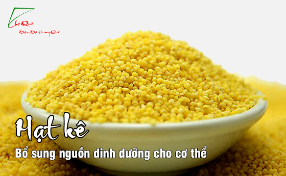 Hạt kê- loại hạt giàu dinh dưỡng